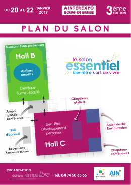 Plan du salon - Salon Essentiel