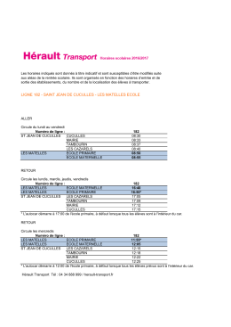 Ecole - Herault Transport