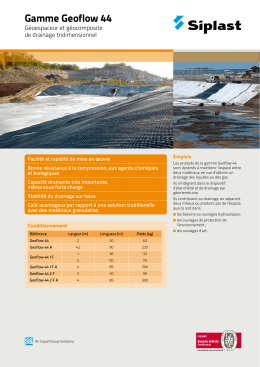 Gamme Geoflow 44