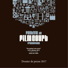 Dossier de presse 2017