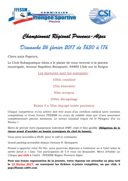 Interclub PSP Isle sur Sorgue 26 février 2017