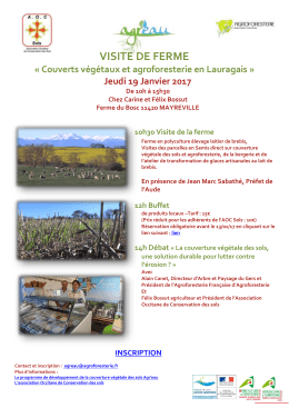 visite de ferme - Agroforesterie