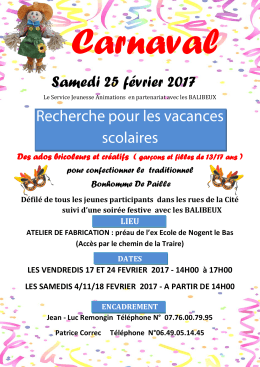 Carnaval - Ville de Nogent