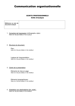 Auto-évaluation Ecrits Professionnels Pdf 59 Ko Fichier