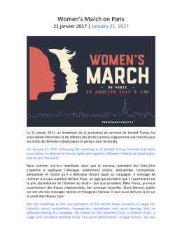 Women`s March on Paris