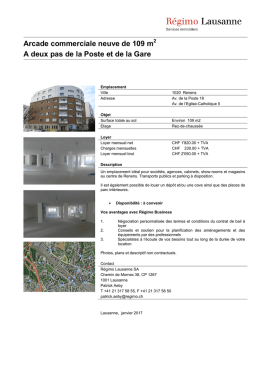 Factsheet - homegate.ch