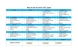 f&eacute;vrier - Ecole Libre de Lonz&eacute;e