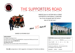 THE SUPPORTERS ROAD - Over-blog