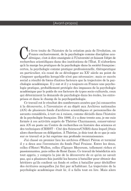 La psychologie française dans l`impasse