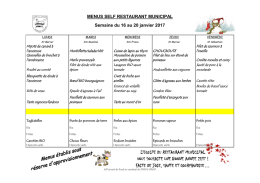 Menus Janvier 2017 - Ville de Lons-le