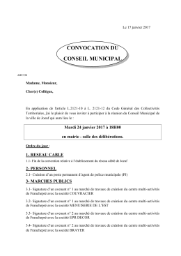 Consulter l`ordre du jour et la note de synth&egrave;se