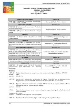 réunion conseil municipal