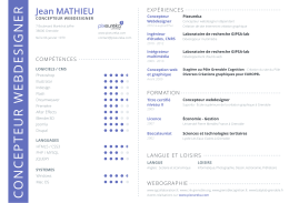 Télécharger mon CV