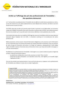 Télécharger le Communiqué de presse