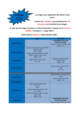 Stages chevaux galop 5
