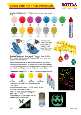 Anleitung Metallic Effect Pen