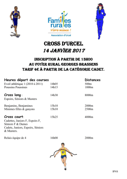 CROSS D`URCEL