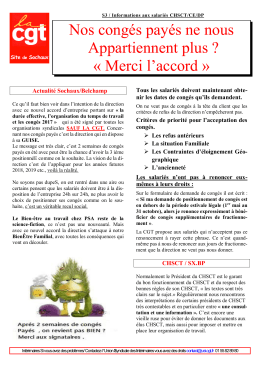 Tract S3 - CGT PSA Sochaux