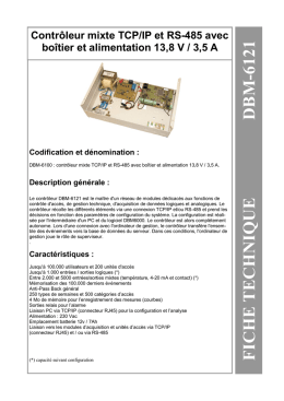 fiche technique dbm -6121