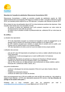 Téléchargez les résultats de l`enquête