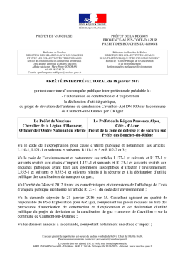 Arr&ecirc;t&eacute; inter-pr&eacute;fectoral du 18 janvier 2017 portant ouverture de l