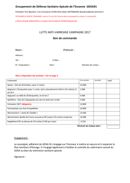 T&eacute;l&eacute;charger le bon de commande