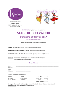 stage de bollywood