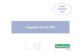 guide pratique SLS - Extranet