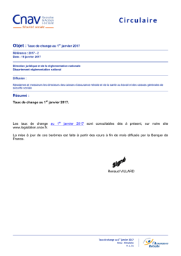 Circulaire - Legislation.cnav.fr