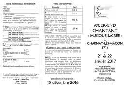 Week-end chantant Musique Sacrée Charnay 21