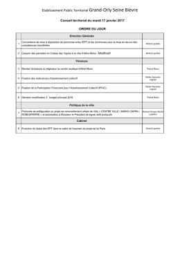 Etablissement Public Territorial Grand