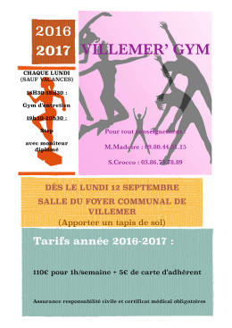 VILLEMER` GYM