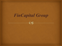 FinCapital Group - Capital Growth Fund