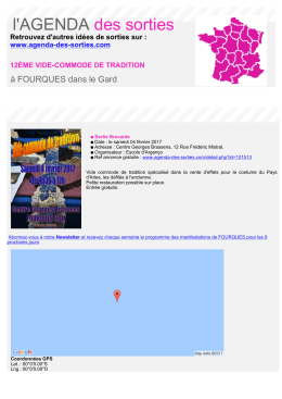 Imprimer - Agenda des sorties