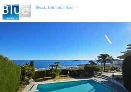 Beaulieu-sur-Mer - Blue Immobilier