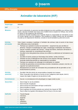 Agent animalier (H/F)