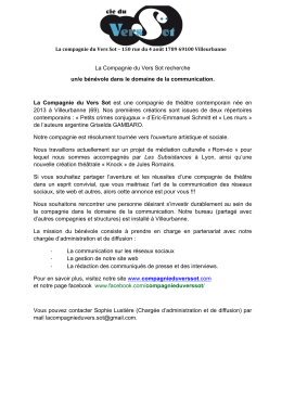voir le fichier pdf associé - Theatre