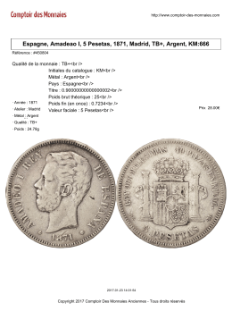 Espagne, Amadeao I, 5 Pesetas, 1871, Madrid, TB+, Argent, KM:666