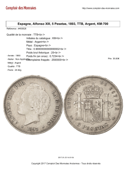 Espagne, Alfonso XIII, 5 Pesetas, 1893, TTB, Argent, KM:700