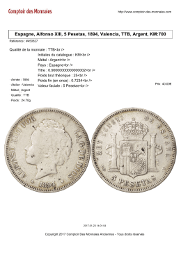 Espagne, Alfonso XIII, 5 Pesetas, 1894, Valencia, TTB, Argent, KM:700