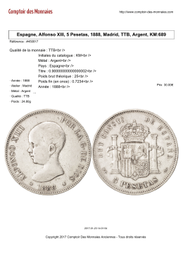 Espagne, Alfonso XIII, 5 Pesetas, 1888, Madrid, TTB, Argent, KM:689