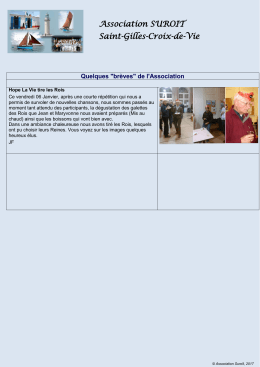Association SUROIT Saint-Gilles-Croix-de-Vie