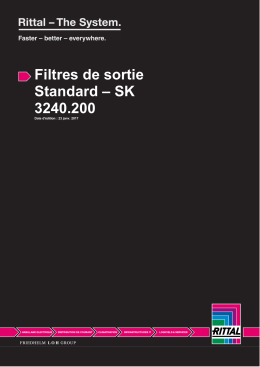 Filtres de sortie Standard – SK 3240.200