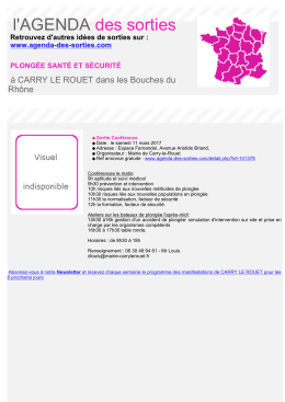 Imprimer - Agenda des sorties