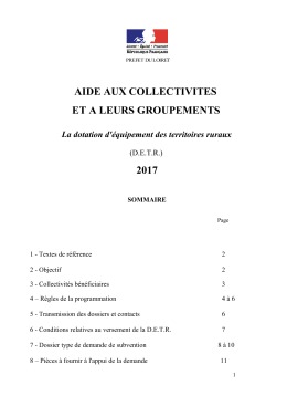 aide aux collectivites et a leurs groupements 2017