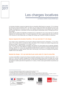 Les charges locatives - DRIHL Ile-de