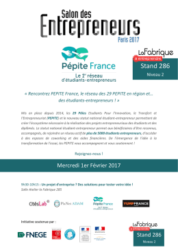 Stand 286 - PEPITE France