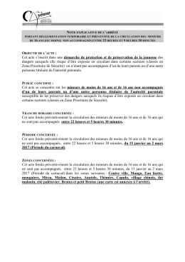 Note explicative - Ville de Cayenne