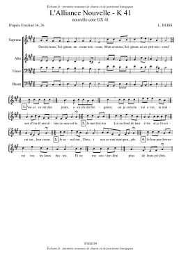 K 041 L`Allince Nouvelle (donne-nous Seigneur un coeur nouveau)