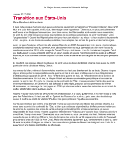 Transition aux États-Unis - Le 15e jour du mois